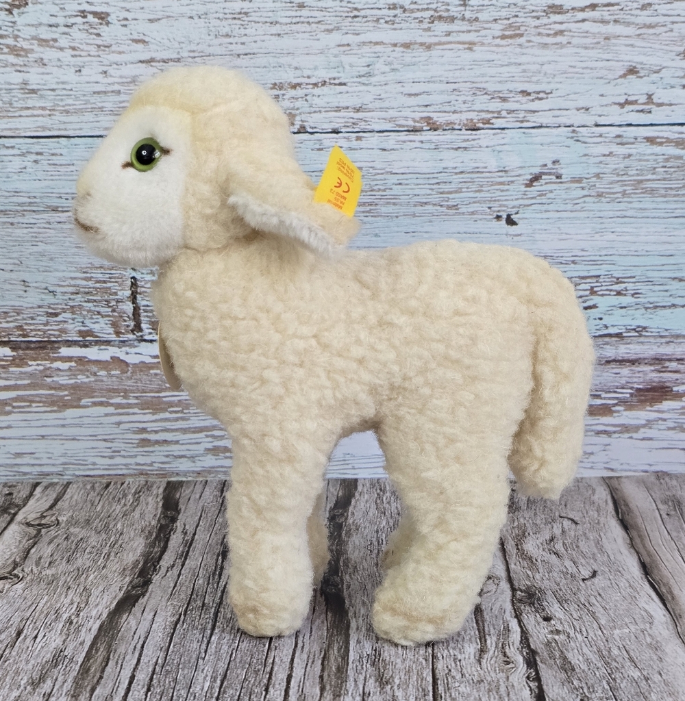 *VTG* STEIFF Small Wool Lamb Plush, Vintage Lamby Plush By Steiff - Picture 6 of 11